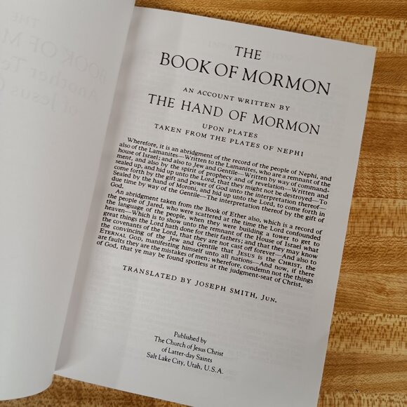 The Book of Mormon, Another Testament of Jesus Christ Paperback Book - Picture 8 of 12